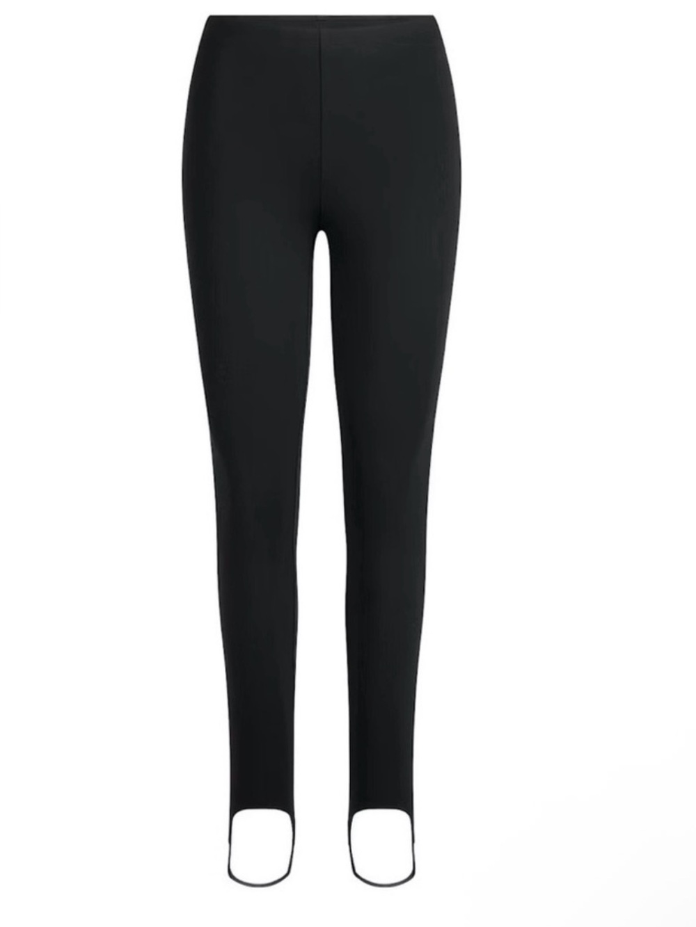 SKIMS THE ESSENTIAL PANTS HIGH WAIST STIRRUP LEGGING - OBSIDIAN - XS